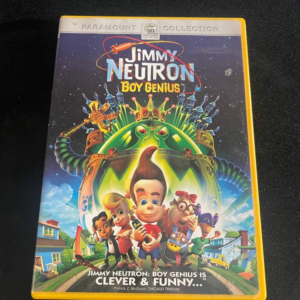 Jimmy Neutron: Boy Genius DVD - Colorful Movie Cover
